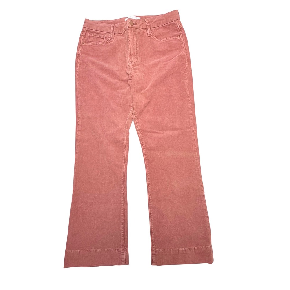 Dear John High Rise Flare Corduroy Size 29 Pants Rose Gold Coquette Bohi